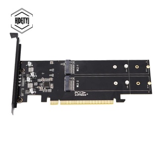 Thẻ Chuyển Đổi PCIE4.0 X16 Sang M.2 M Key NVME 4 SSD 8000MB/S Cho Laptop 22110 2280