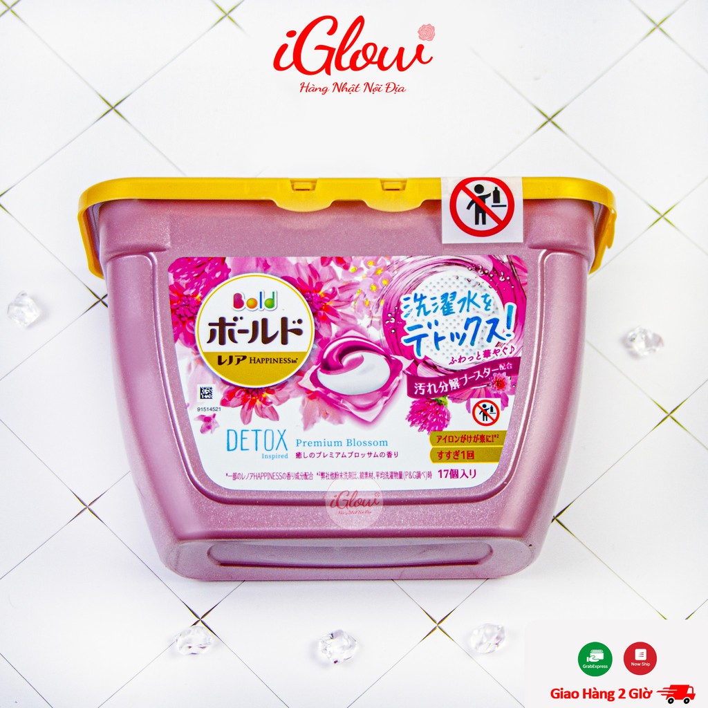 Hộp Viên Giặt Bold 3D 17 Viên Nhật Bản