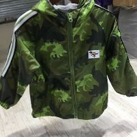 Áo khoác gió khủng long xanh size 4-10Y