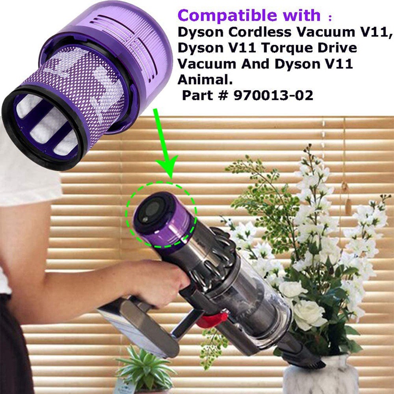 Bộ 4 Phụ Kiện Lọc Hepa Thay Thế Cho Máy Hút Bụi Dyson V11 Và Bộ Lọc V11