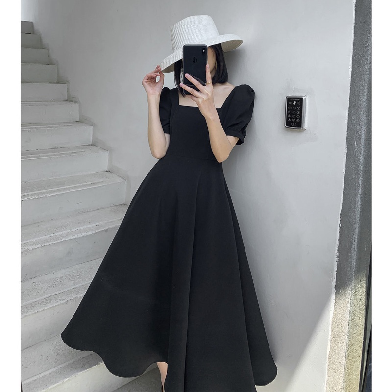 Đầm midi dáng Váy ôm phong cách Hàn Quốc Thời sang trọng thời trang mùa hè dành cho nữ