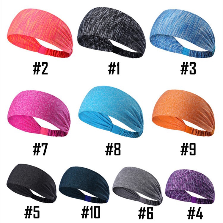 Băng Đô Vải Co Giãn Màu Trơn Thời Trang Dành Cho Nữ