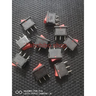 Combo 10 công tắc đỏ bập bênh 3 chân