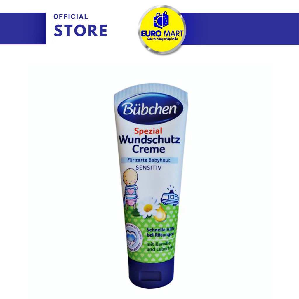 Kem chống hăm Bubchen Spezial 75ml - Duy trì và bảo vệ độ ẩm cần thiết cho da