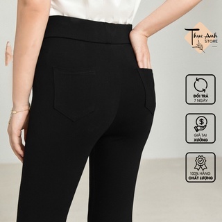 Quần legging zara cotton siêu co giãn