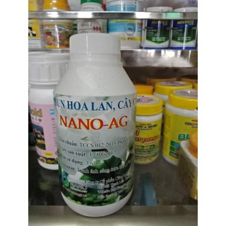 Dung dịch Nano bạc đặc trị nấm bệnh cho hoa lan, cây cảnh 100ml