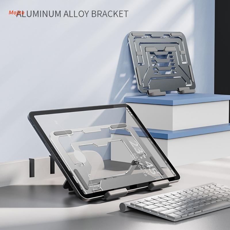 Giá Đỡ Laptop / Máy Tính Bảng Bằng Hợp Kim Nhôm Có Thể Gấp Gọn Tiện Dụng