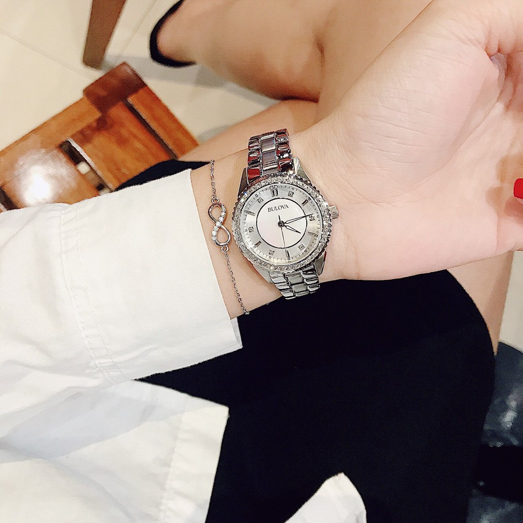 Đồng hồ nữ Bulova 96L217 xinh ơi là xinh