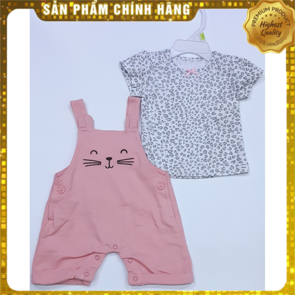 Set yếm mèo bé gái 3 tháng đến 2 tuổi