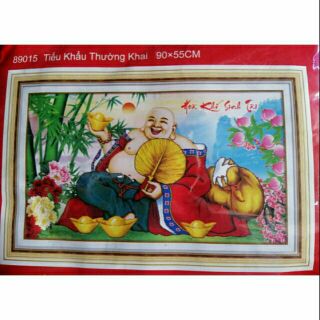 Tranh thêu 3d di lạc 89015