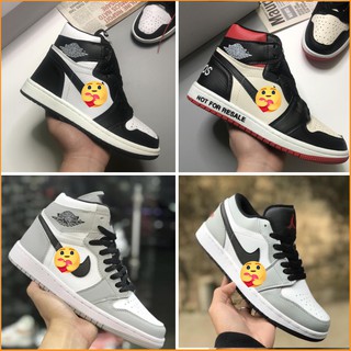 Giày thể thao JD1 Low Panda, Cao Cổ Đen Trắng Chuẩn Xịn Cao Cấp