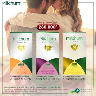 [CÓ SẴN] Sáp khử mùi Mitchum Clinical 45g
