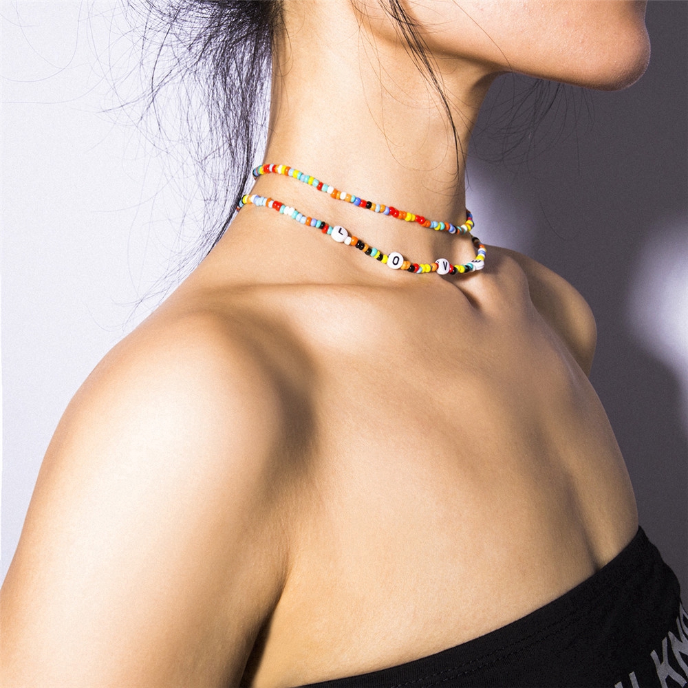 Set 2 dây chuyền handmade phong cách bohemian cho nữ