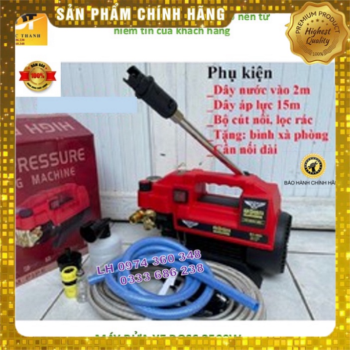Chính hãng Máy rửa xe BOSS công suất 3500W. nhập khẩu nguyên chiếc.