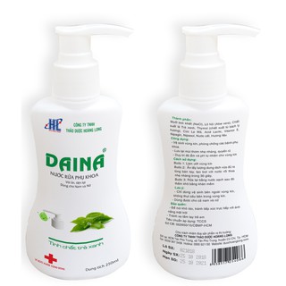 Combo 03 chai Nước rửa phụ khoa Daina 120ml