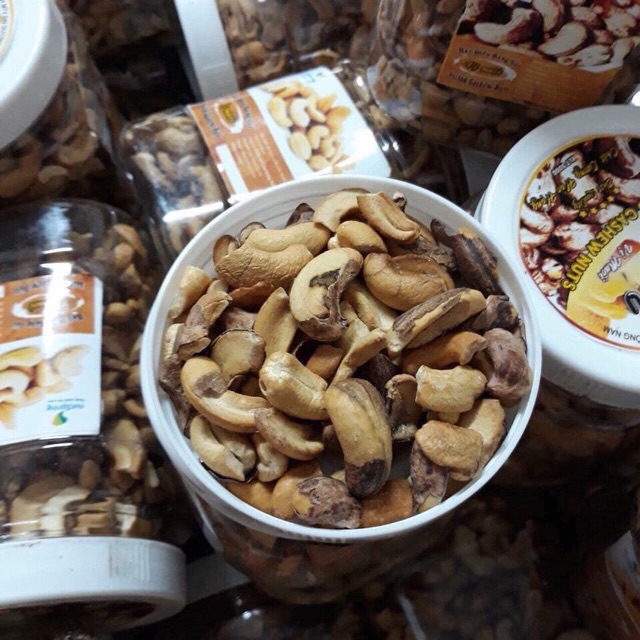 500G HẠT ĐIỀU RANG MUỐI VỠ NGON TUYỆT