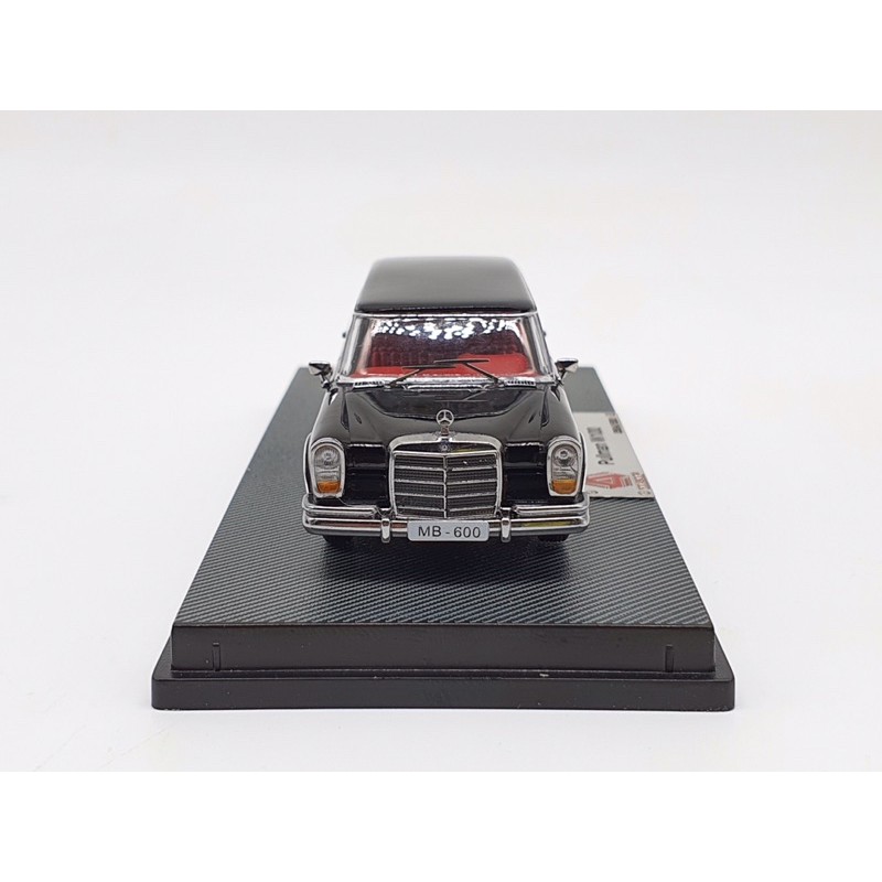 Xe Mô Hình Mercedes-Benz Pullman W100 1:64 YuanLi ( Đen Nội Thất Đỏ )