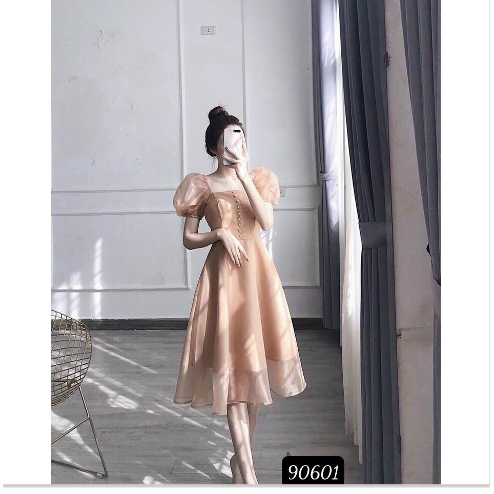 ĐẦM XÒE , DỰ TIỆC NỮ SIÊU XINH , TÔN DÁNG , CHO QUÝ CÔ KME FASHION