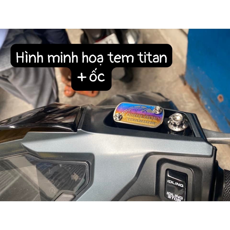 Combo Tem Titan Nắp Dầu Honda kèm ốc như hình ✌🇻🇳