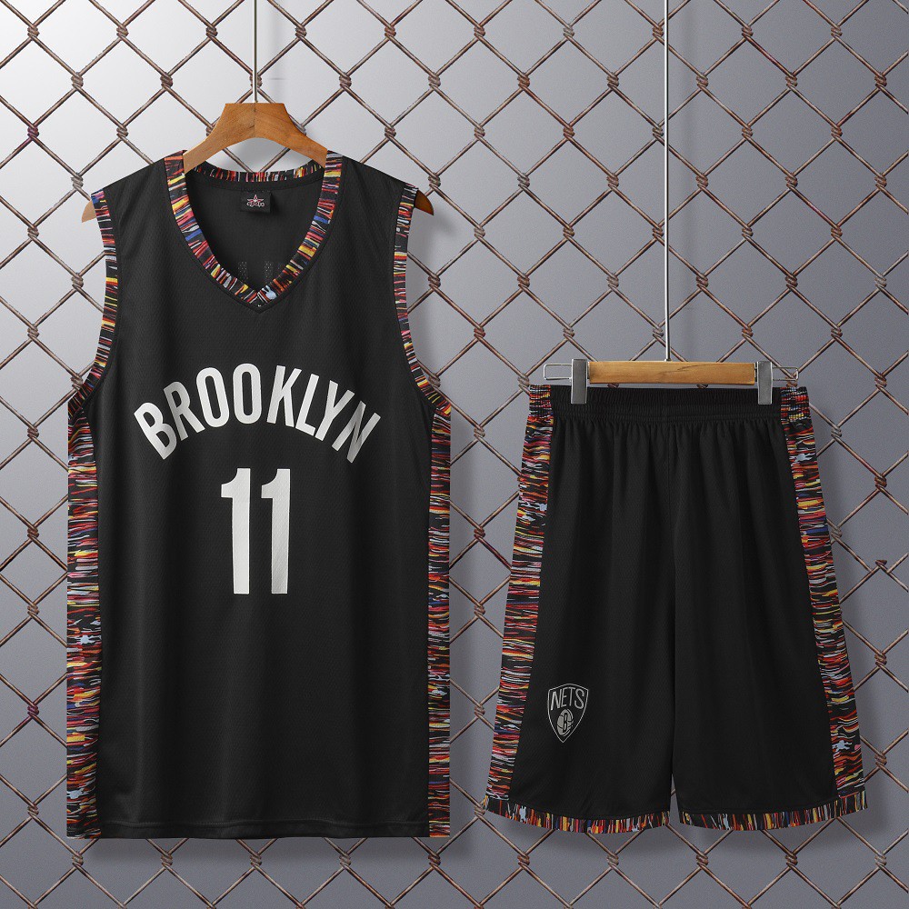 Bộ đồ đồng phục chơi bóng rổ theo phong cách NBA Brooklyn Nets Kyrie Irving 11 Kevin Durant 7 dành cho nam