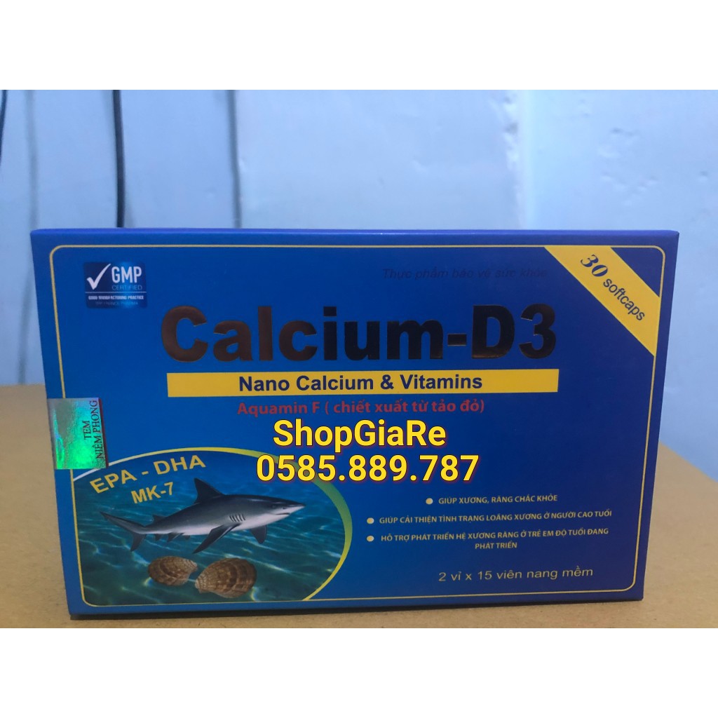 Calcium D3 bổ sung canxi Chống Còi Xương, Loãng Xương, kém phát triển,ngăn ngừa thoát hóa