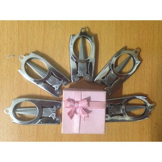 1 Kéo gấp xếp mini nhỏ gọn du lịch móc khóa - loại 1 - SPE016201711