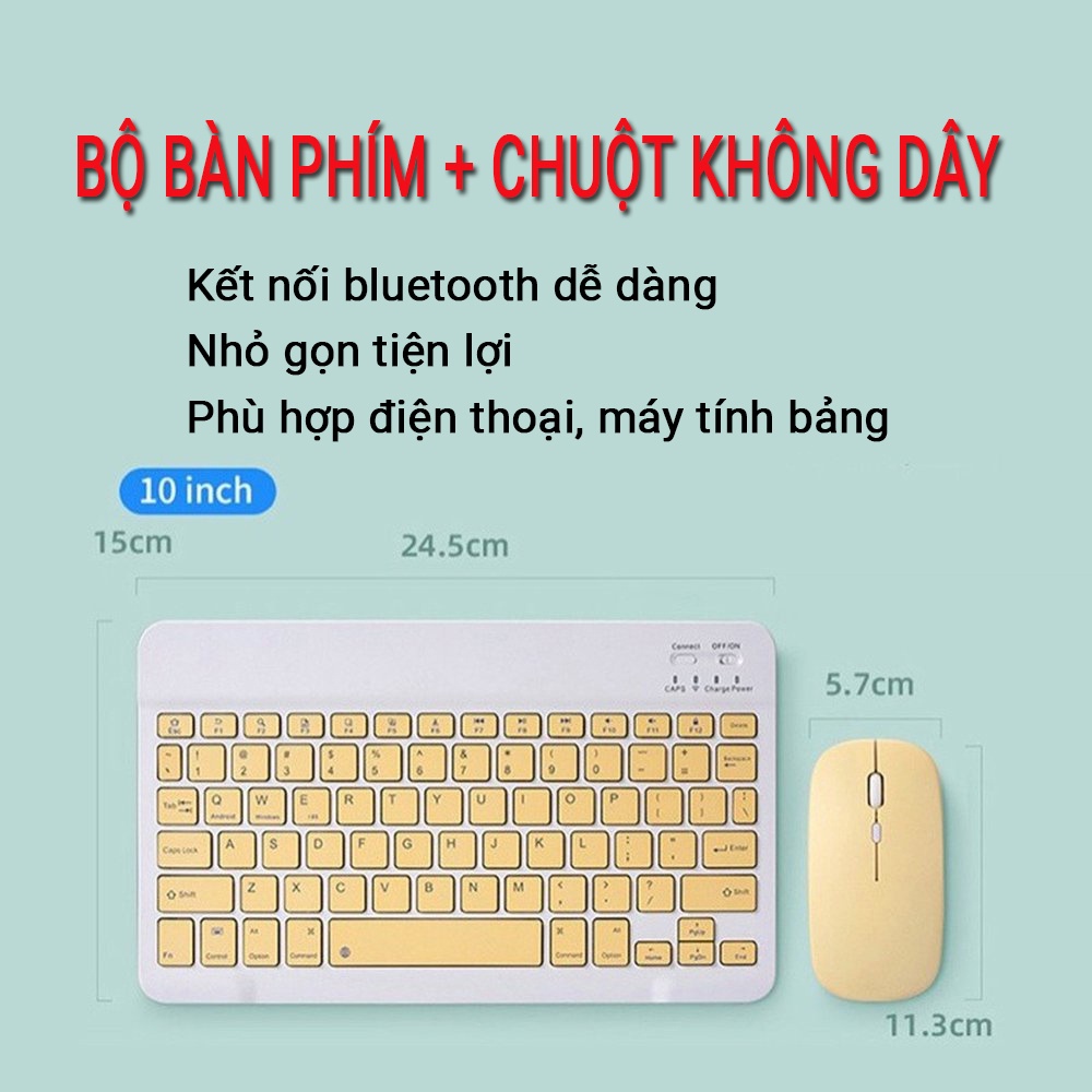 Bàn phím bluetooth chuột không dây cho điện thoại ipad laptop Tivi Đình Bắc Store