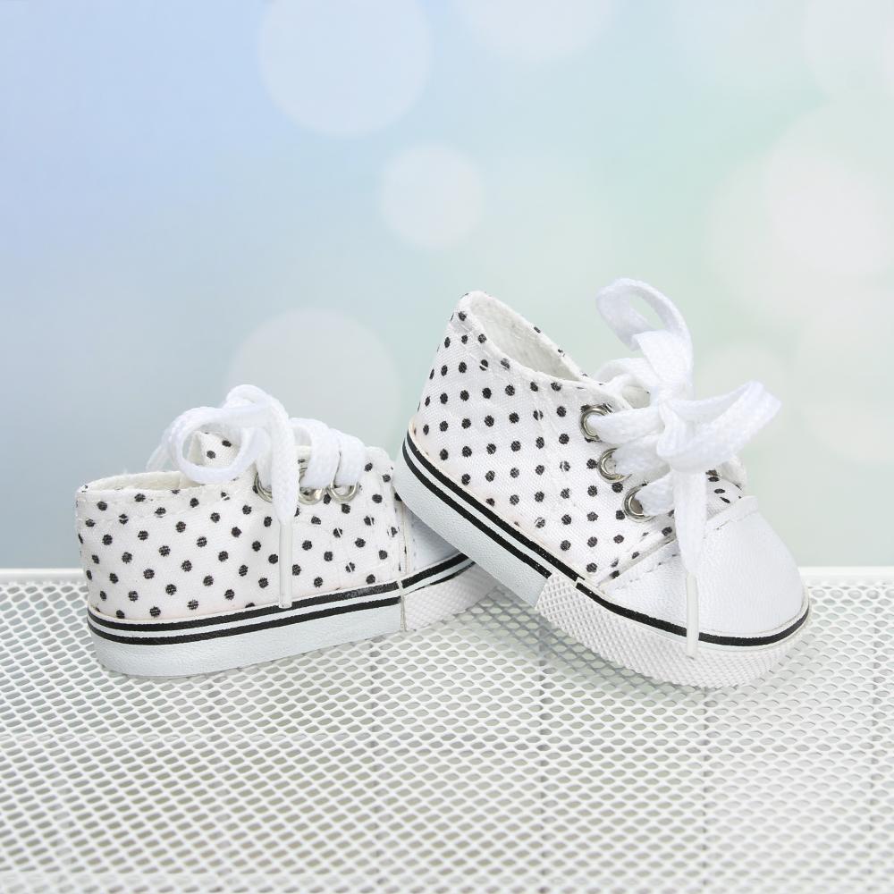 Giày Vải Canvas 7cm / 18 Inches Xinh Xắn Dành Cho Búp Bê