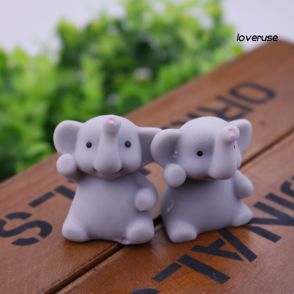 Đồ chơi nắn bóp đàn hồi giảm stress hình chú voi xinh xắn dễ thương