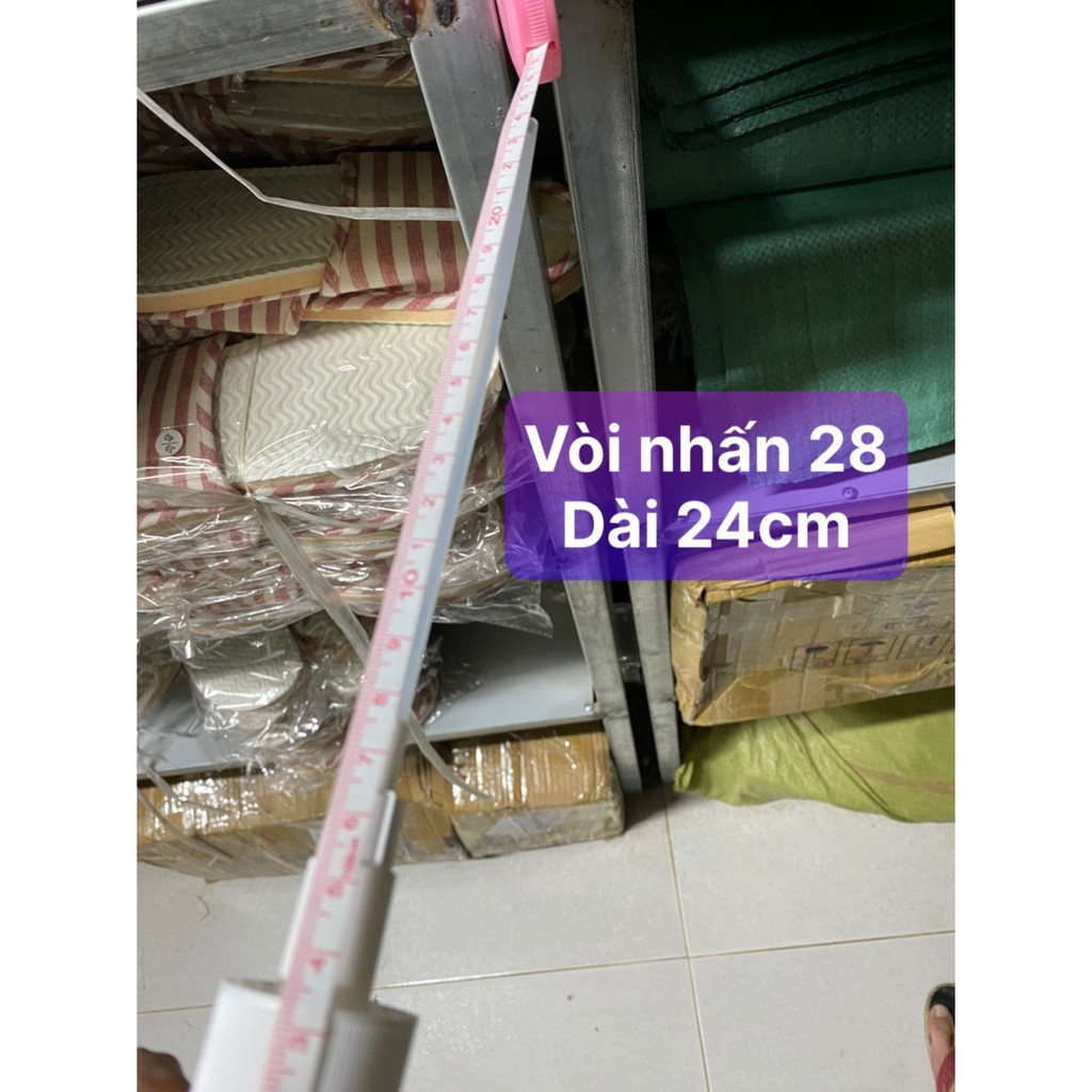 Vòi nhấn cho chai đựng dầu gội, sữa tắm (phi 24mm hoặc phi 28mm) 88150 SIÊU THỊ 88