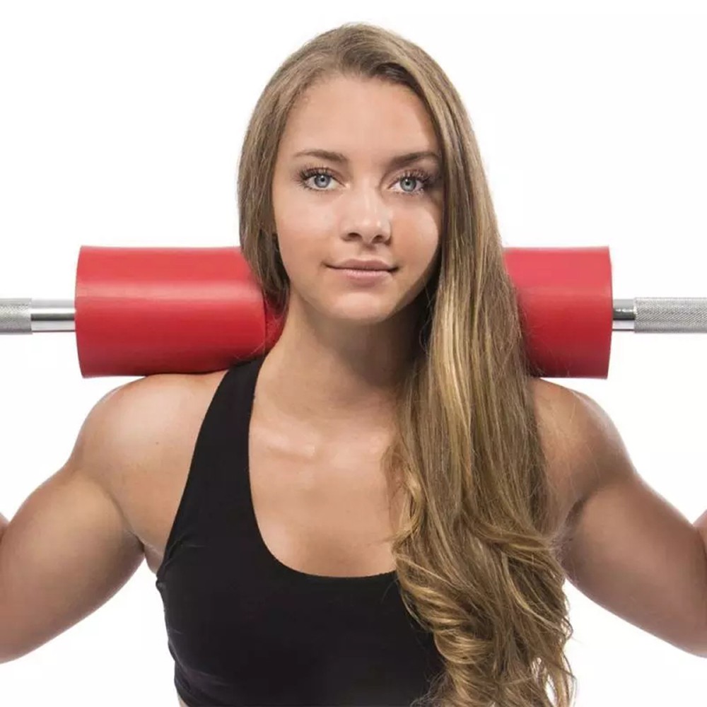 Miếng đệm hỗ trợ thanh tạ tập gym bằng mút xốp bảo vệ vai nhiều màu sắc tùy chọn tiện lợi
