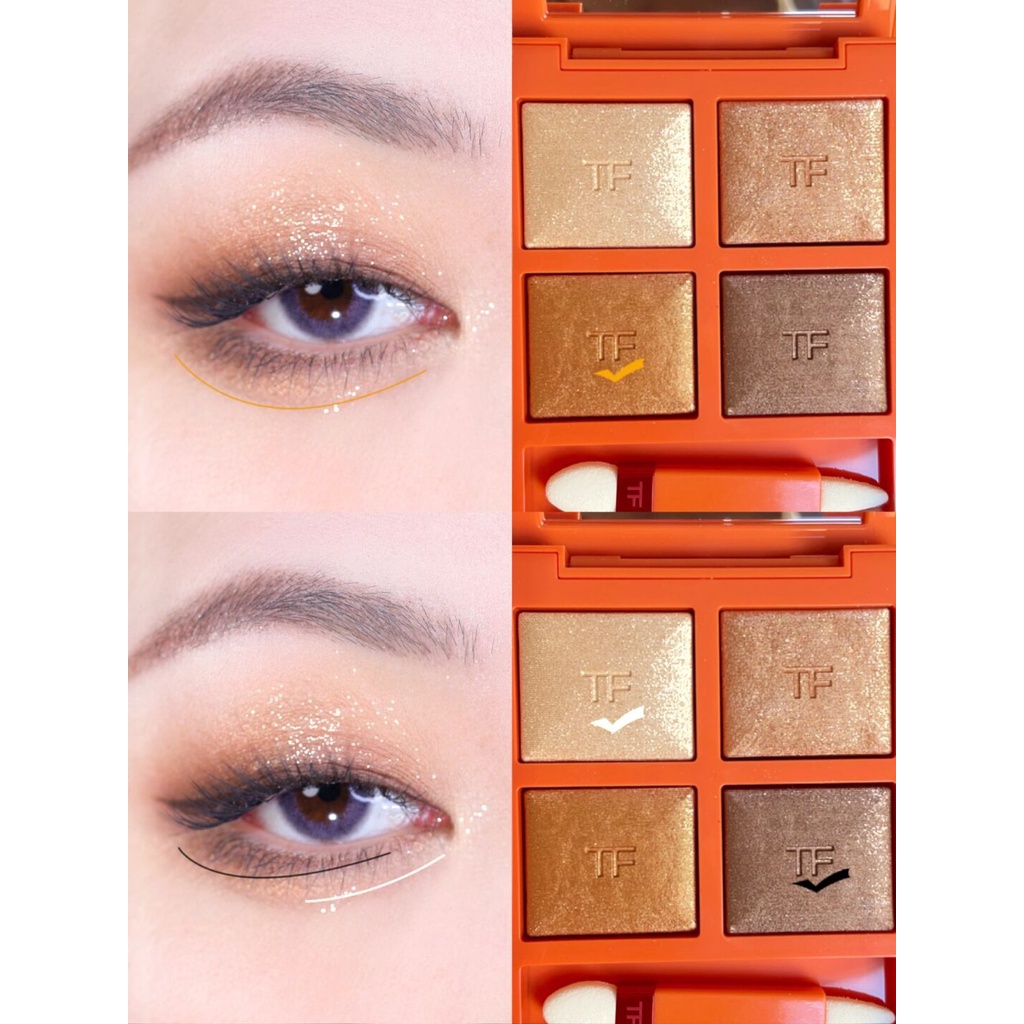 Bảng Phấn Mắt 04 Màu Phiên Bản Giới Hạn Tom Ford TF#