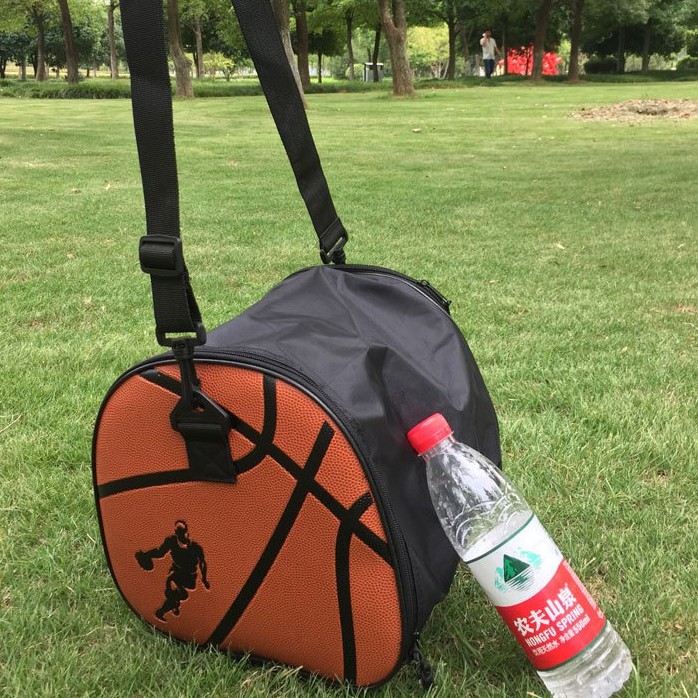 [Hàng có sẵn]Túi đựng bóng rổ, bóng đá, bóng chuyển bằng da cao cấp có quai đeo chéo, chống thấm nước, thời trang Unisex
