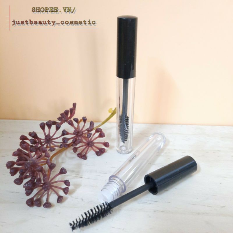 LỌ CHUỐT MI RỖNG VỎ CHAI ĐỰNG MASCARA dầu dừa mỹ phẩm dưỡng mi màu đen 5ml