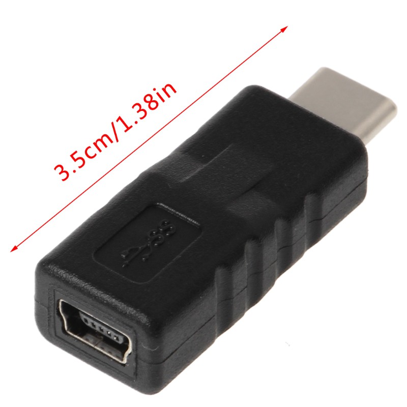 Đầu Chuyển Đổi Type C Sang Mini Usb Cho Samsung S8 Note8 Xiaomi5 6