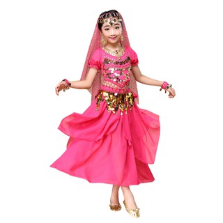 Bộ trang phục múa bụng cho bé gái