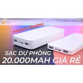 Pin Dự Phòng Xiaomi Redmi 20.000mah Chính hãng - Bảo hành 6 tháng