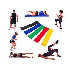 Set 5 dây kháng lực latex chuyên dụng hỗ trợ tập gym thể dục thể thao và yoga tại nhà ( BẢNG TO)