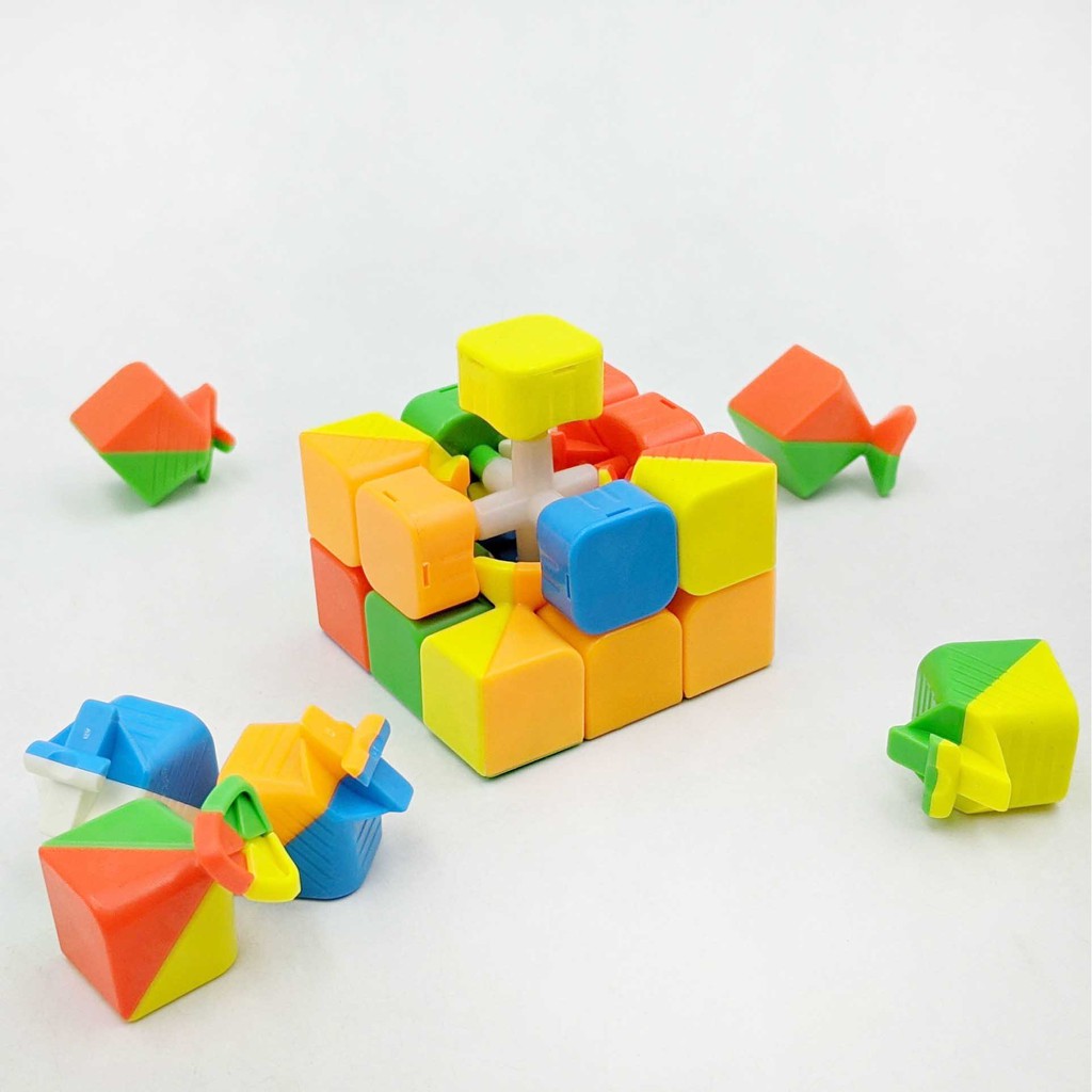 RUBIK 3x3/4x4/5x5 MAGIC CUBE - Rubic 3 Tầng Stickerless - Xếp hình rubik 3x3 - rubik tam giác