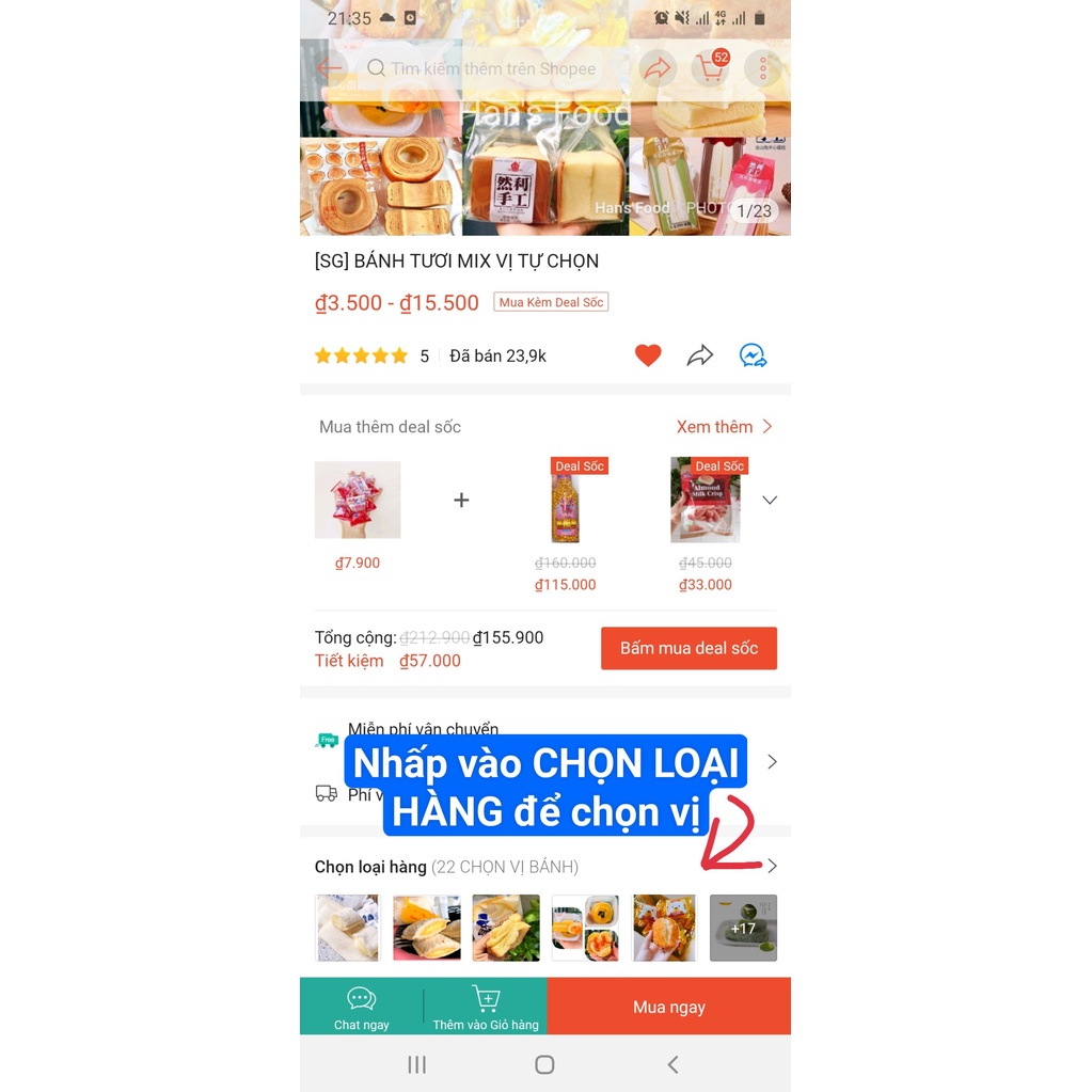 BÁNH TƯƠI ĐÀI LOAN MIX VỊ TỰ CHỌN: Bánh sữa chua ông già Horsh, sandwich kẹp sữa, bánh mì phomai viên, bông lan đậu nành