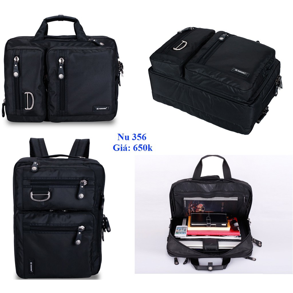 TÚI NUMANI 356 CHÍNH HÃNG .ĐA NĂNG KẾT HỢP SỬ DỤNG CẶP TÚI VÀ BALO | BigBuy360 - bigbuy360.vn