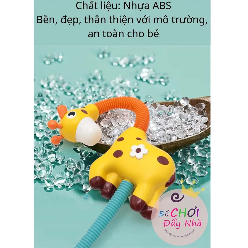 Vòi sen tự động hươu cao cổ ( đồ chơi nhà tắm) - Đồ chơi đầy nhà