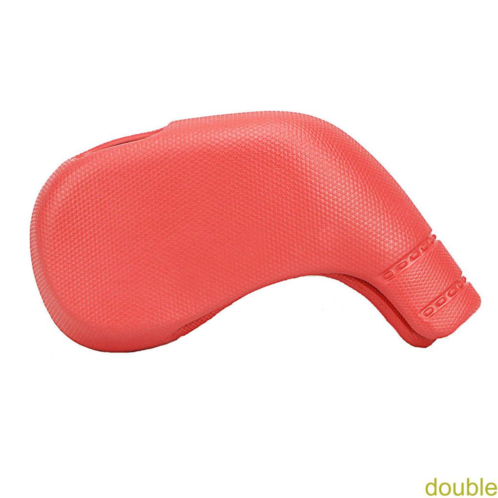 [double]Golf Club Cover TPE Putter Iron Driver Headcovers Portable Replaceable Protector Guard Sleeve Accessories for