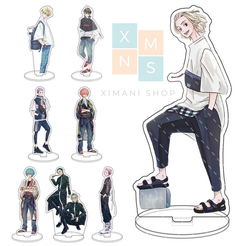 18 Mẫu Standee Mô Hình Tokyo Revengers Anime Nhân Vật Bằng Acrylic Mica Trưng Bày Cao 15cm - Kịch Trường Của Takemichi