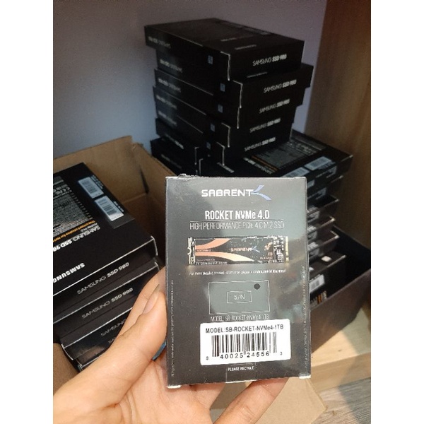 Ổ cứng SSD M2 PCle SABRENT Rocket Gen 3 /Gen4 - 1TB NVMe 2280 - Bảo hành 36 tháng