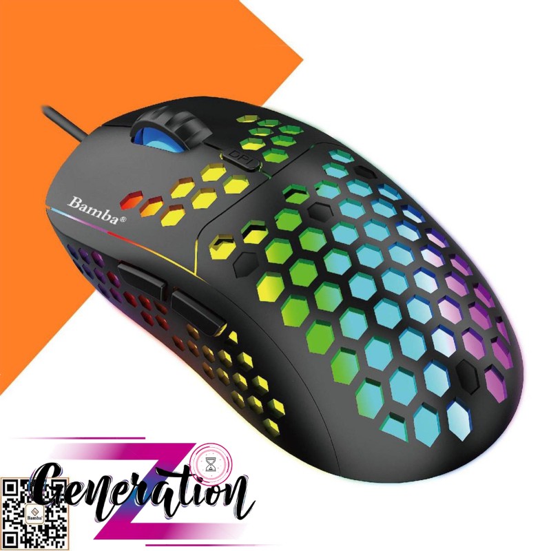 Chuột quang Bamba B06 - MOUSE BAMBA B06 LED RGB