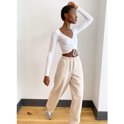 Áo thun croptop rút dây Wilfred Free LYNX