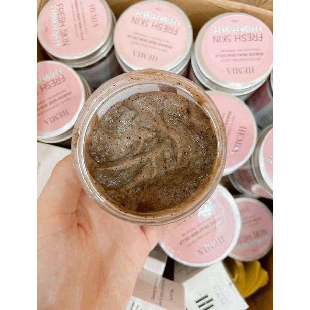 [Chính Hãng] Tẩy Da Chết Organic Cafe Sữa Non HEMIA Hàn Quốc | BigBuy360 - bigbuy360.vn