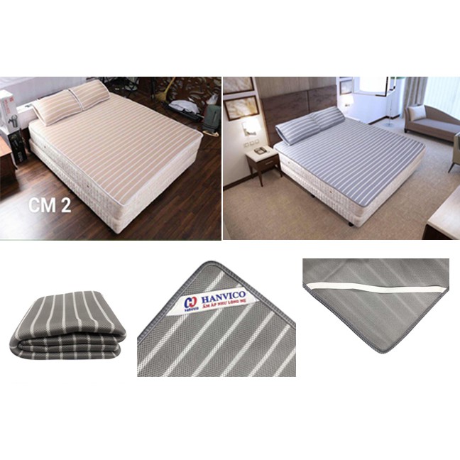 [Mã LIFEBKA5 giảm 10% tối đa 1 Triệu đơn 500k] Chiếu mát Hanvico cao cấp Cool Mattress Chính Hãng