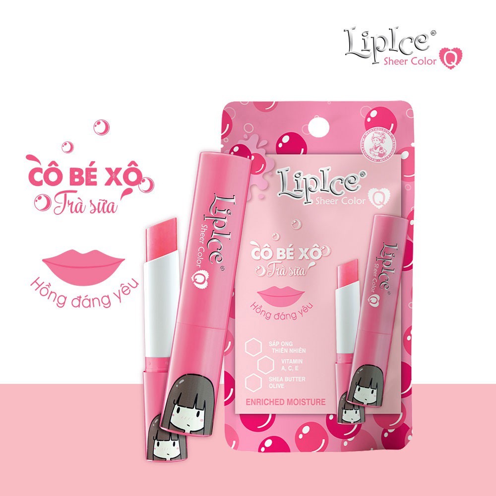 [Mã COSGLORIAT4 -8% đơn 250K] Son dưỡng Lipice Sheer Color Q 2.4g